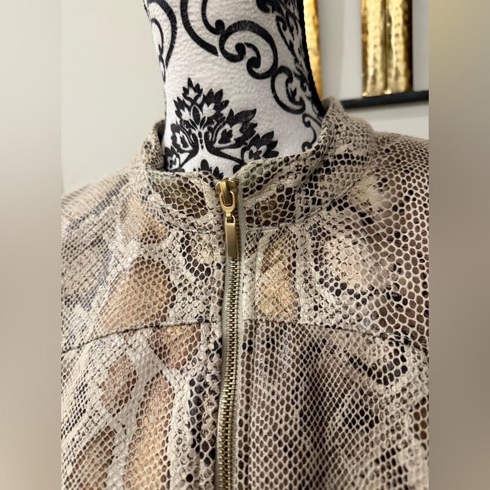 Ruby Rd. Snakeskin Print Jacket - image 3